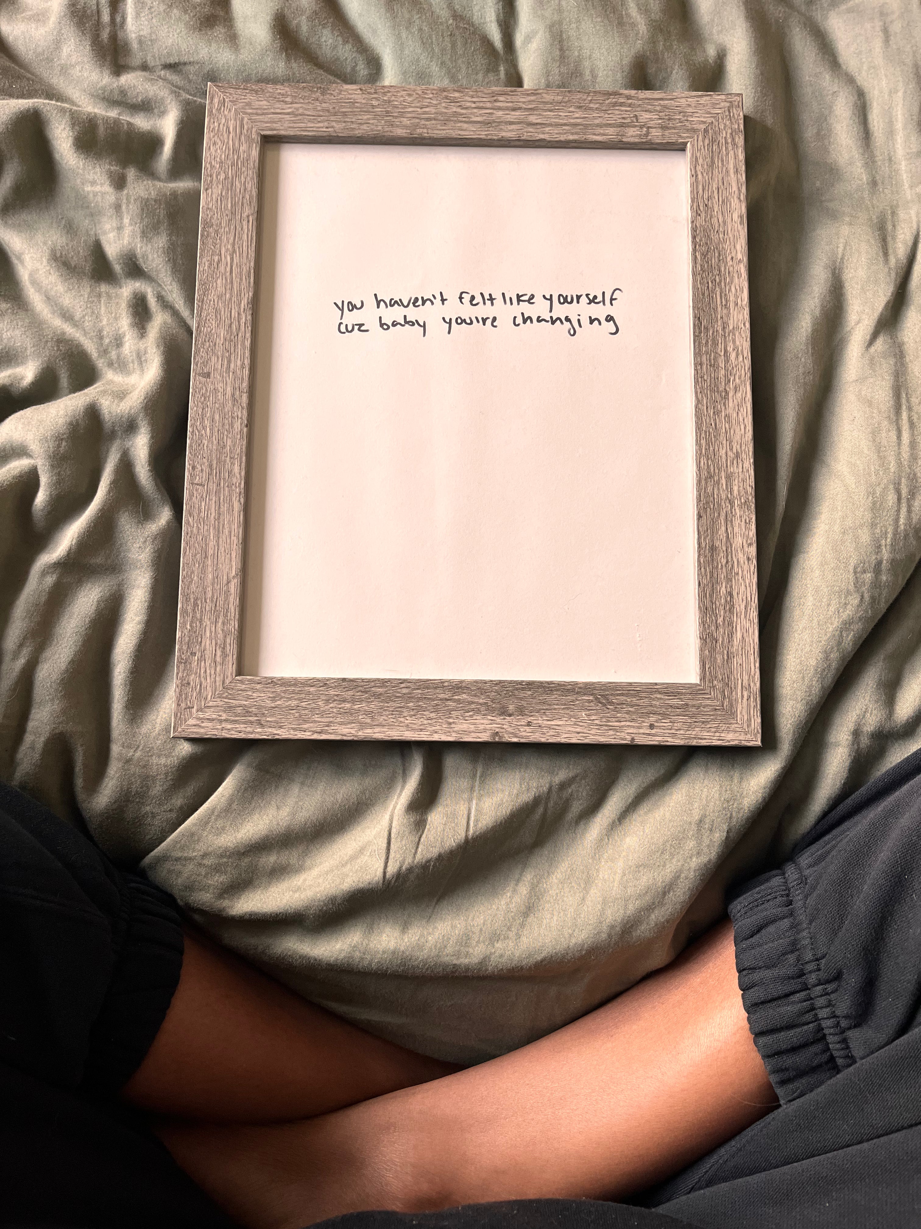 Hand Written Lyric Sheets by Desirée Dawson