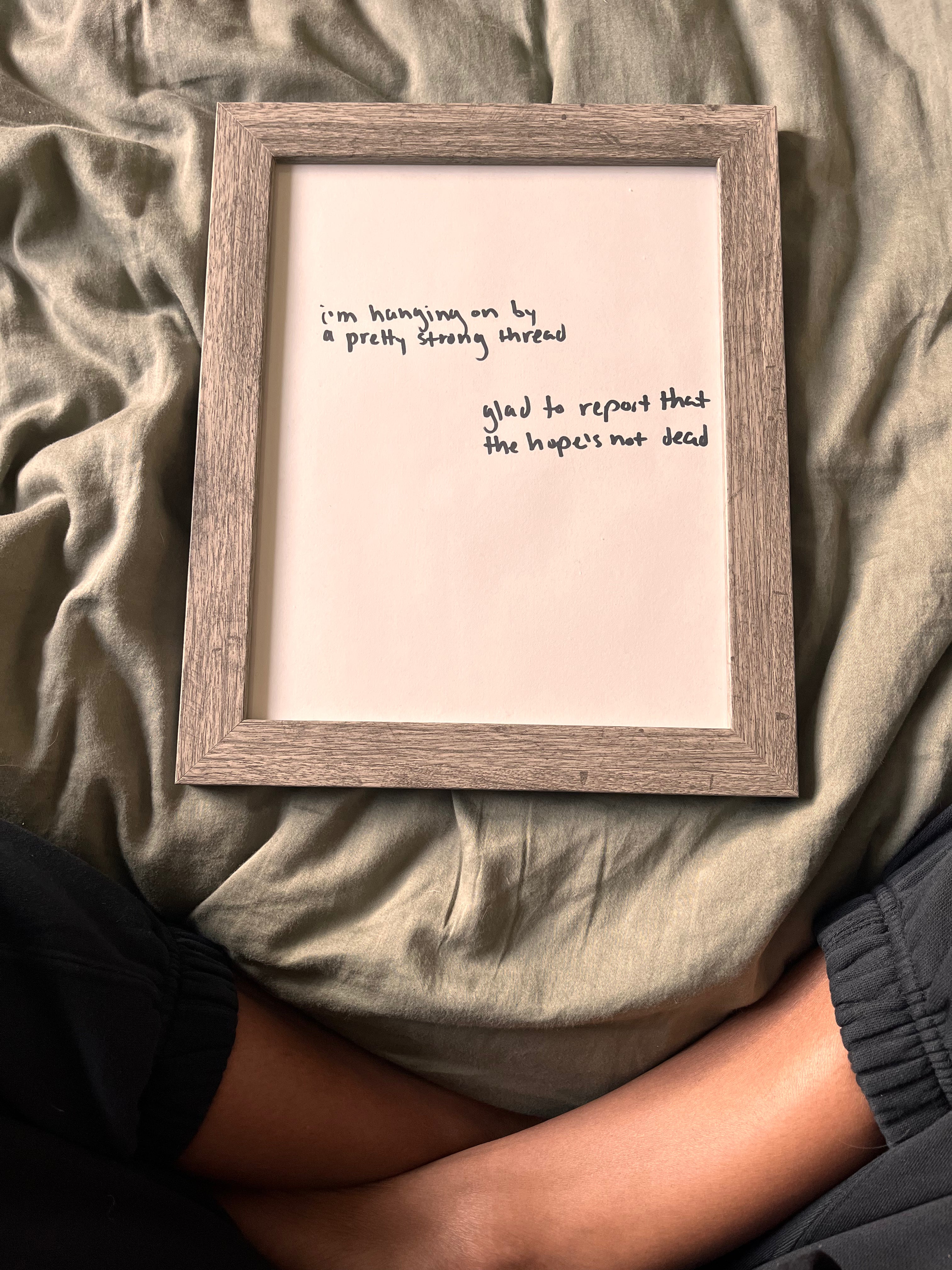 Hand Written Lyric Sheets by Desirée Dawson