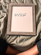 Hand Written Lyric Sheets by Desirée Dawson