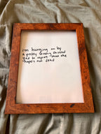 Hand Written Lyric Sheets by Desirée Dawson