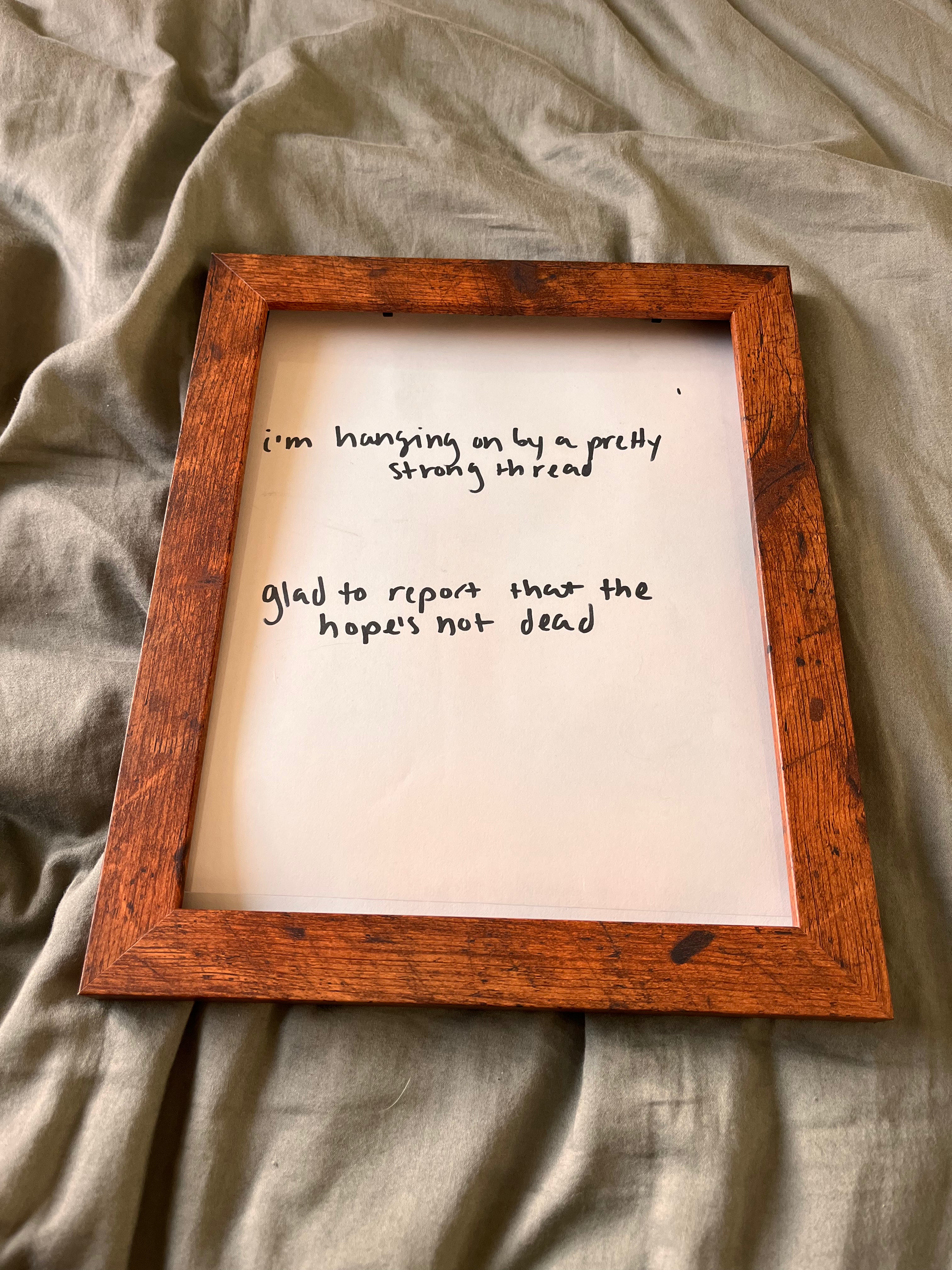 Hand Written Lyric Sheets by Desirée Dawson