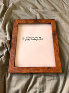 Hand Written Lyric Sheets by Desirée Dawson