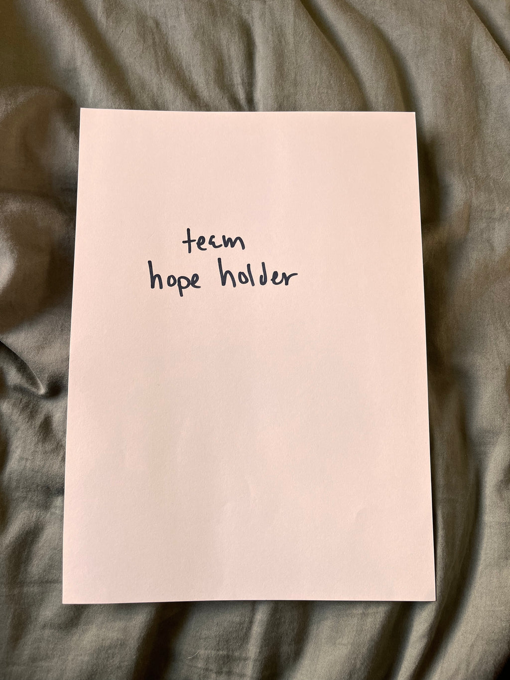 Hand Written Lyric Sheets by Desirée Dawson