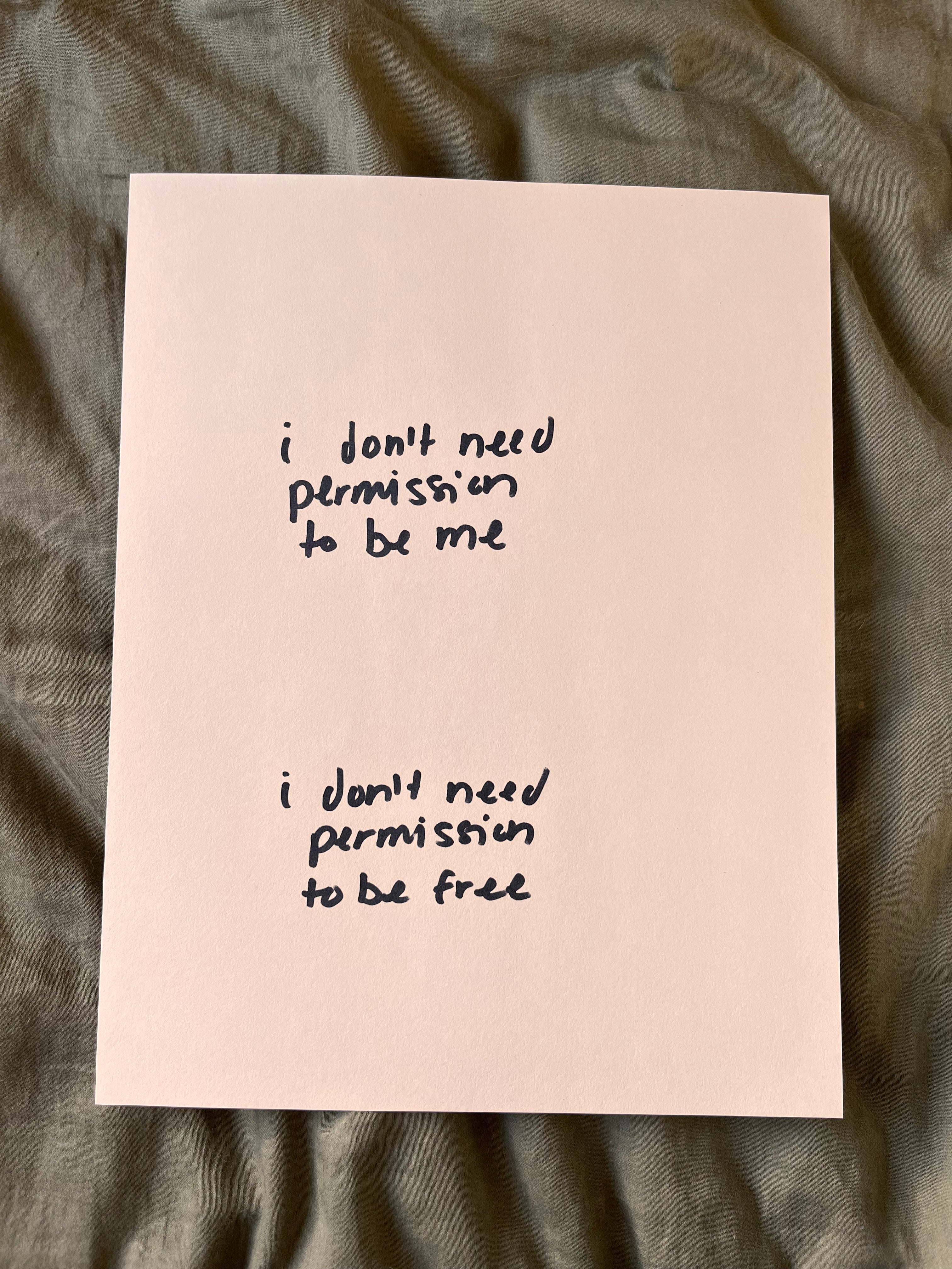 Hand Written Lyric Sheets by Desirée Dawson