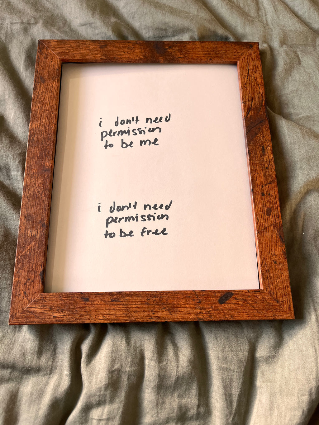 Hand Written Lyric Sheets by Desirée Dawson