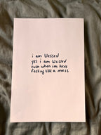 Hand Written Lyric Sheets by Desirée Dawson