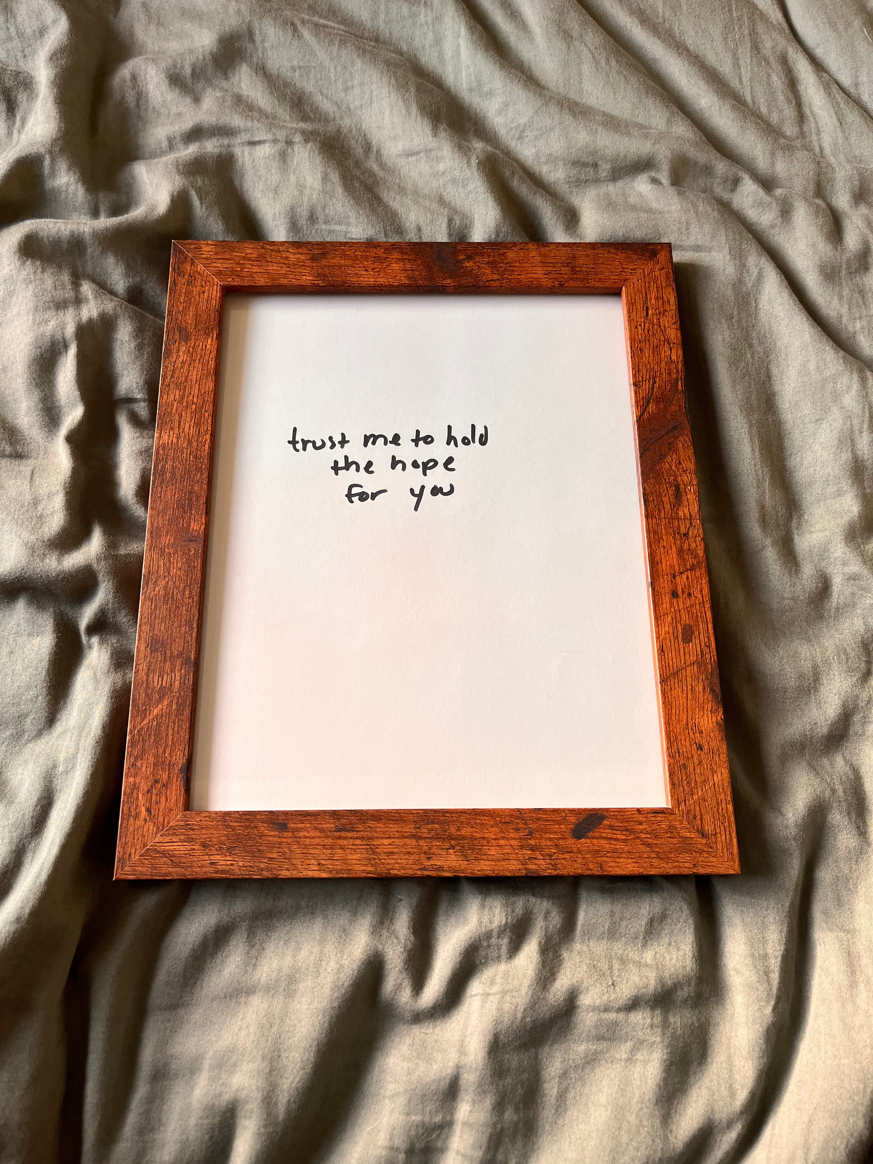 Hand Written Lyric Sheets by Desirée Dawson