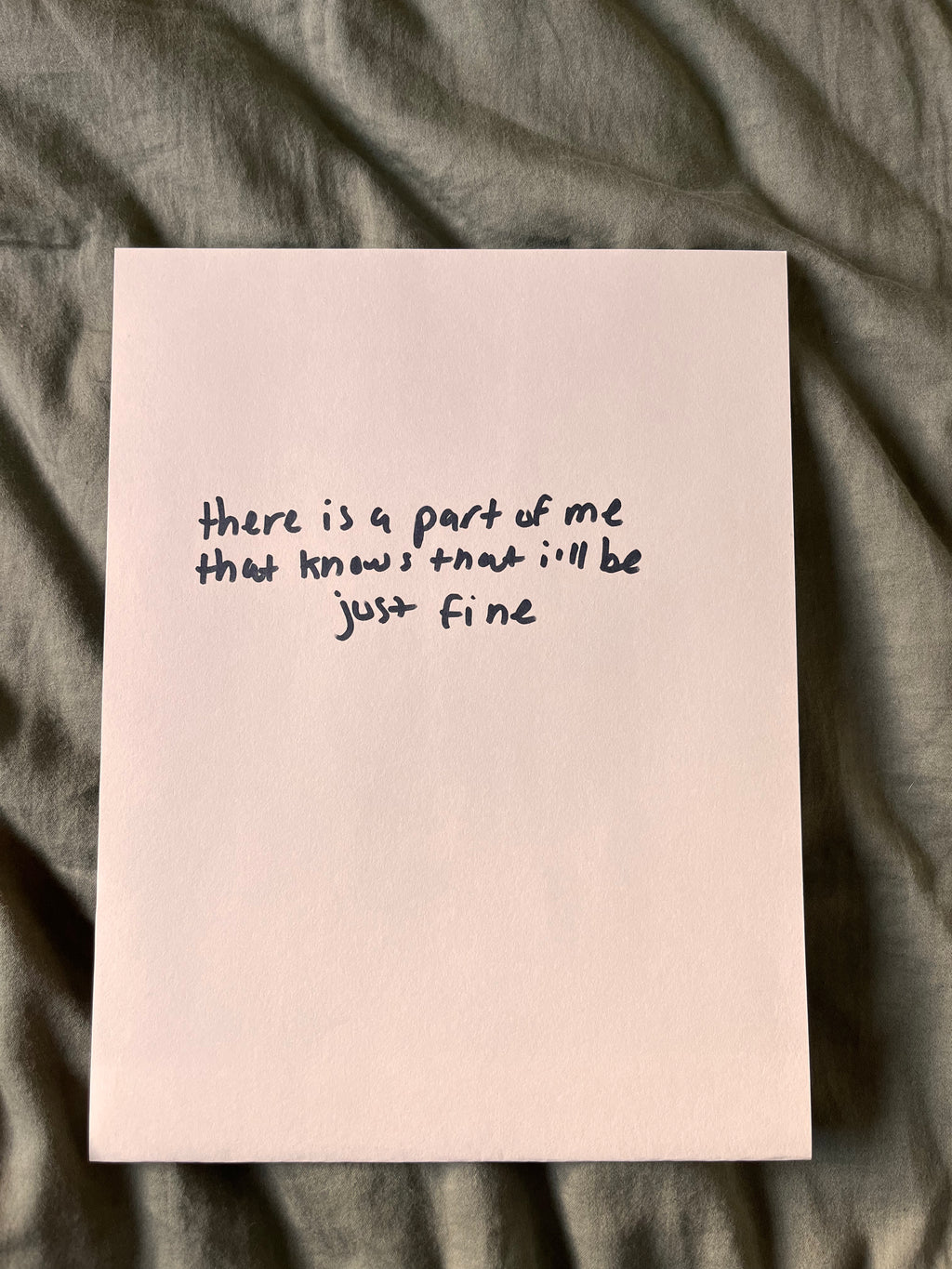 Hand Written Lyric Sheets by Desirée Dawson