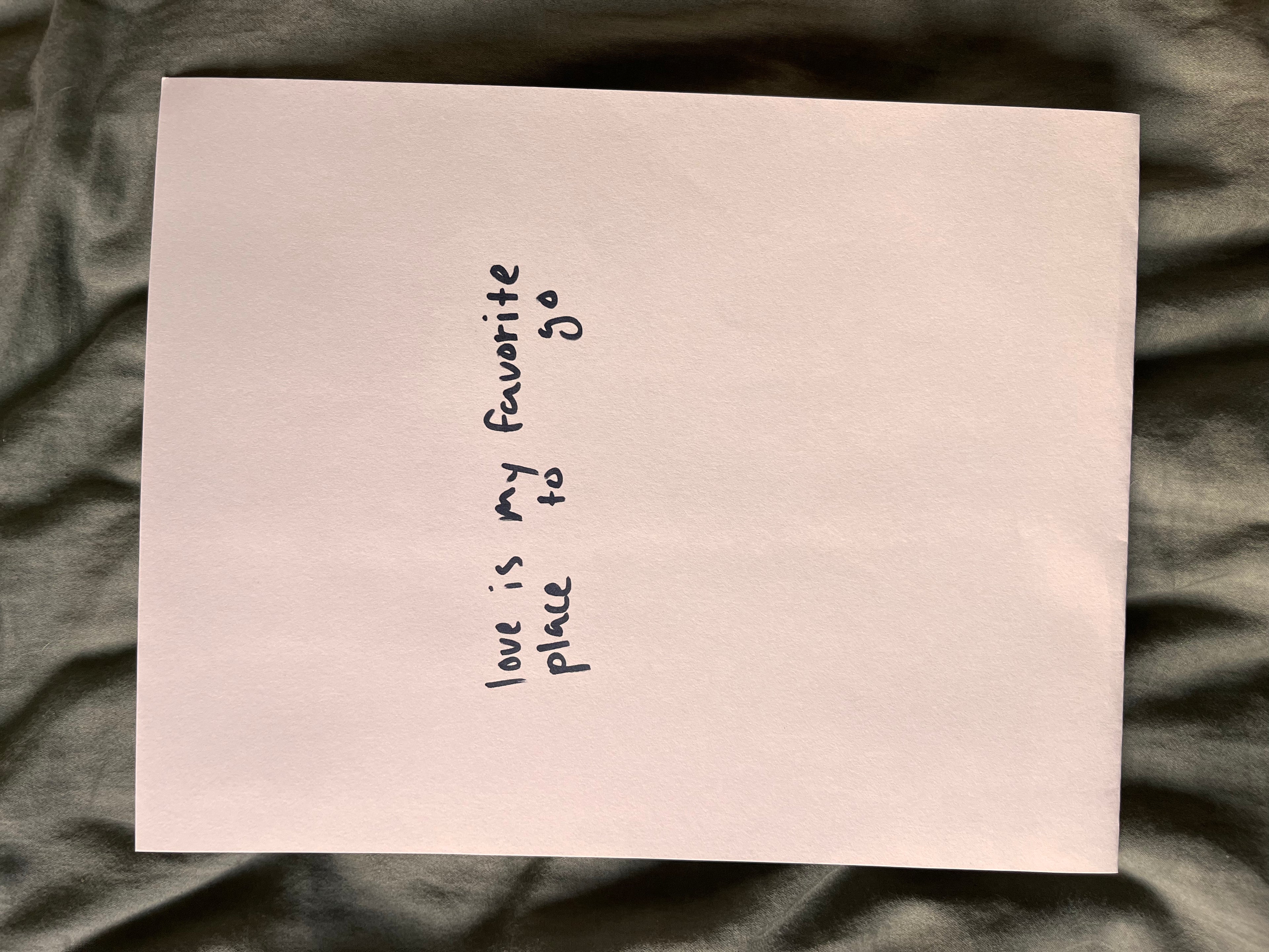 Hand Written Lyric Sheets by Desirée Dawson