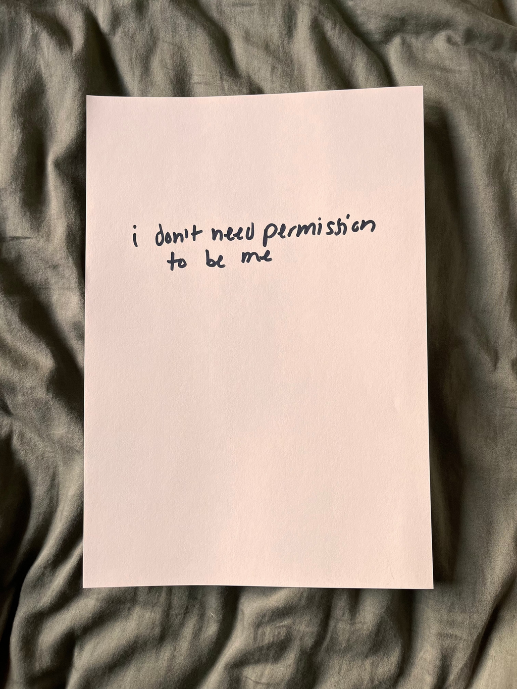 Hand Written Lyric Sheets by Desirée Dawson