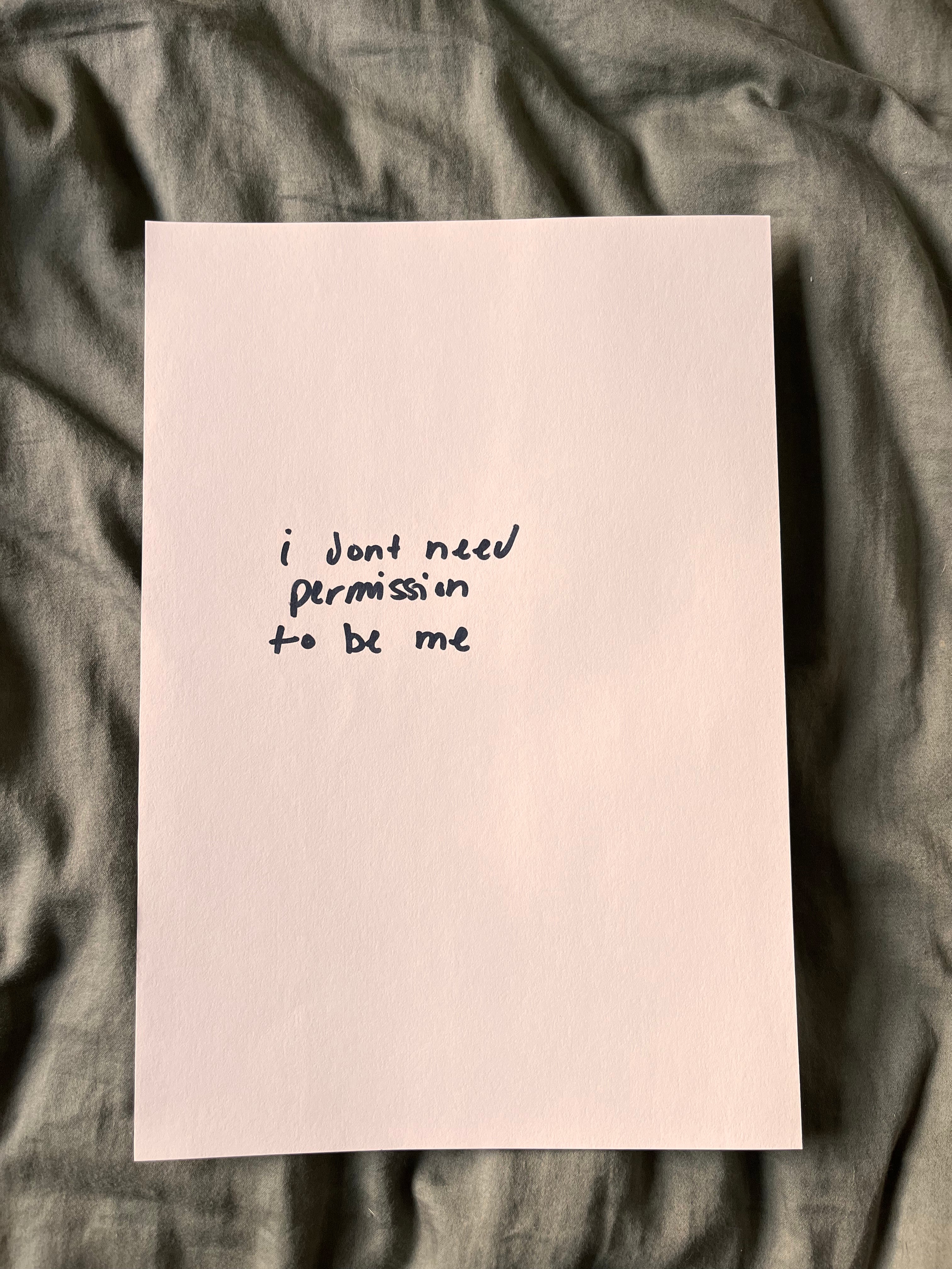 Hand Written Lyric Sheets by Desirée Dawson