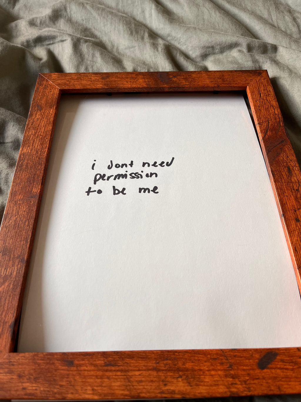 Hand Written Lyric Sheets by Desirée Dawson