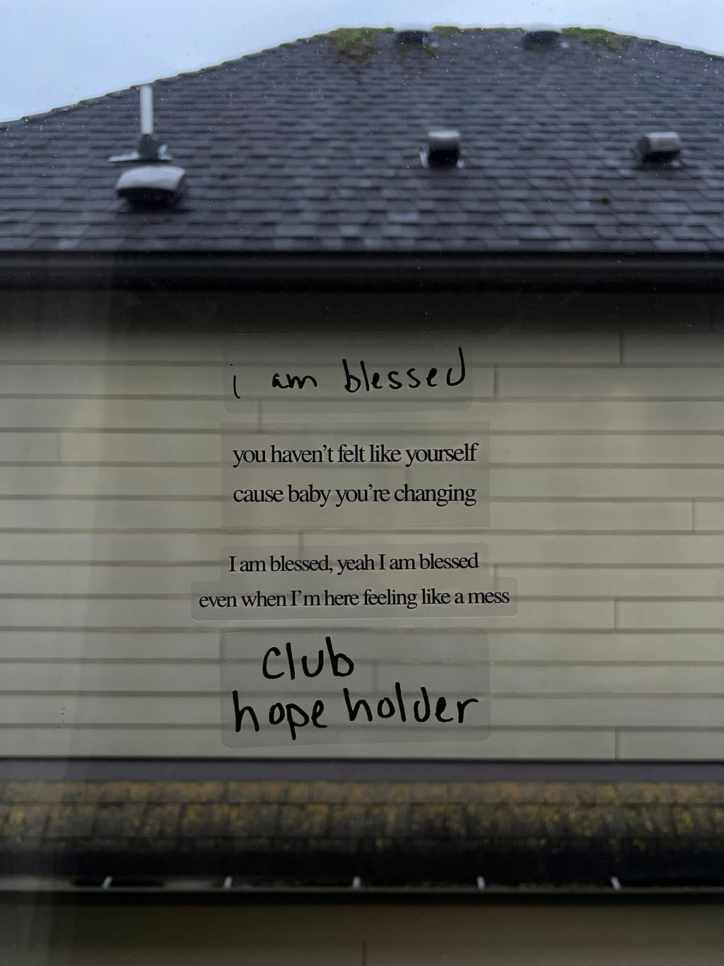 baby you’re changing Mirror Sticker